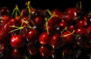 Deep Red Cherries