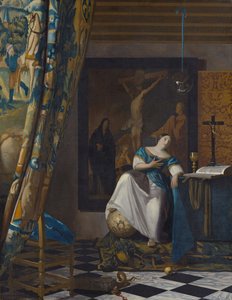 Allegory of the Faith, c.1672-74 by Jan (1632 75) Vermeer