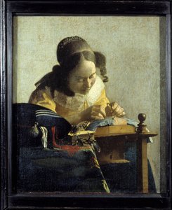 The Lacemaker by Johannes Vermeer