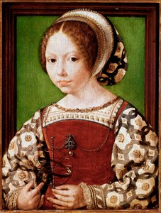 Portrait of a Young Princess, Probably Dorothea of Denmark by Jan (c.1472 c.1533) Gossaert