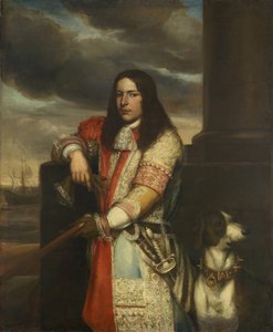 Portrait of Engel de Ruyter by Jan Andrea Lievens