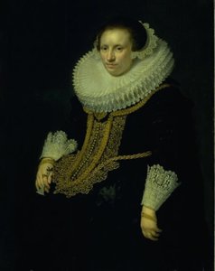 Portrait of a Lady by Jan Antonisz. van Ravesteyn
