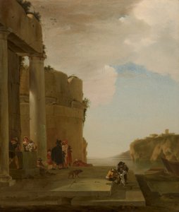 Italianate landscape by Jan Asselijn