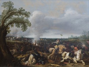 King Gustav II Adolf of Sweden at the Battle of Lützen November 16th, 1632