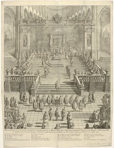 Inauguration of Emperor Charles VI as Count of Flanders in Ghent, 1717 by Jan Baptist Berterham