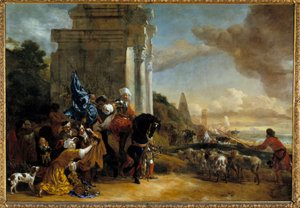 Departure of an Oriental Troupe or The Repulsed Corsairs