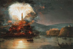 Fireworks at Kaniow in Honor of Catherine II in 1787