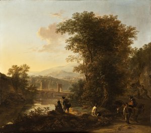 Landscape with a Draftsman by Jan Both