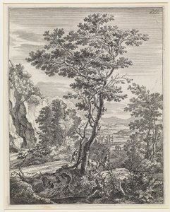 Landscape with a Large Tree by Jan Both