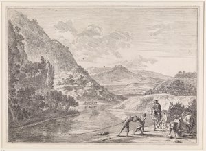 Fishermen by the Tiber by Jan Both