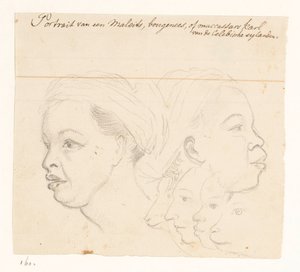Portrait of a Buginese by Jan Brandes