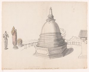 Sinhalese Stupa at Moegerikalle