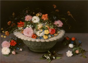 Flower Vase by Jan Brueghel the Elder