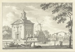 The English Church in Rotterdam by Jan Bulthuis