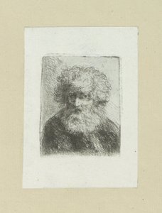 Bearded Old Man (The Compleat Work of Etchings by John Chalon) by Jan Chalon