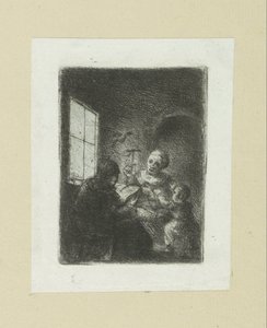 Family by the Window by Jan Chalon