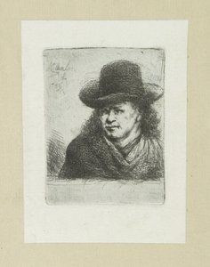 Man with Hat, Facing Left by Jan Chalon