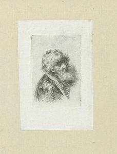 Old Man with Beard by Jan Chalon