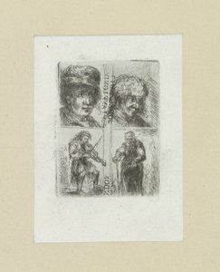 Four Men by Jan Chalon