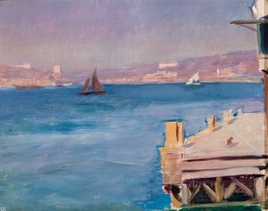 Bosphorus - Study. From a Journey to Constantinople by Jan Ciągliński