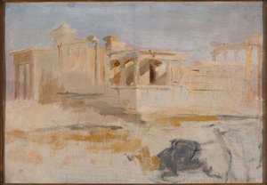 Erechtheion. From a Journey to Greece by Jan Ciągliński