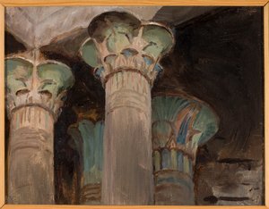 Isis - Capitals in the Temple of Isis. From a Journey to Egypt by Jan Ciągliński