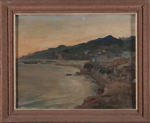 Yalta - Evening. From a Journey to Crimea by Jan Ciągliński