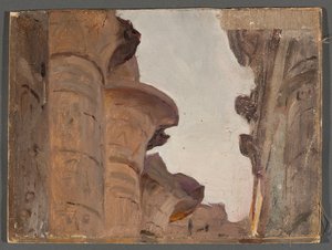 Temple Chapter. From a Journey to Egypt by Jan Ciągliński