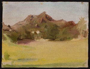 Landscape with Mountains. From a Journey to India