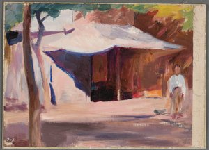 In Front of the House. From a Journey to Constantinople