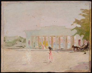 Sevastopol - Grafskaya Pier. From the Journey to Turkestan by Jan Ciągliński