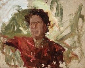 Singer Alina Doré by Jan Ciągliński