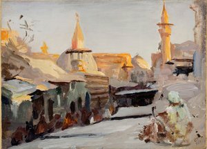 Street in Damascus. From a Journey to Palestine by Jan Ciągliński