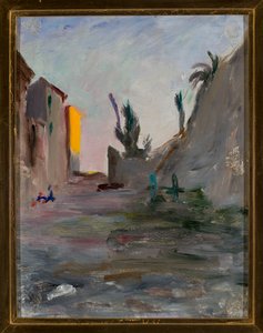 Evening in Bordighera. From a Journey to Italy by Jan Ciągliński