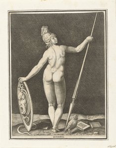 Minerva (Judgment of Paris) by Jan Collaert (II)