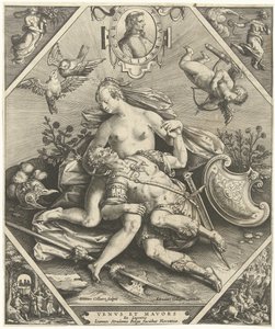 Venus and Mars by Jan Collaert (II)