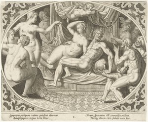 Venus and Mars Caught in Adultery by Jan Collaert (II)
