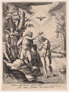 The Baptism of Christ by Jan Collaert II