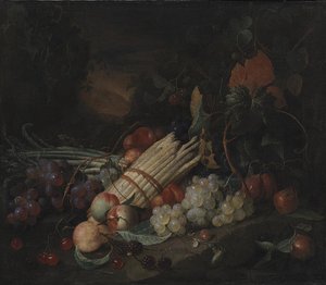 Still Life with Asparagus by Jan Davidsz de Heem