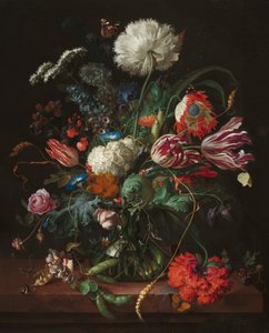 Vase of Flowers, c. 1660 by Jan Davidsz de Heem
