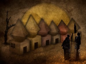 Mystic Desert Dwellings by Jan Donckers