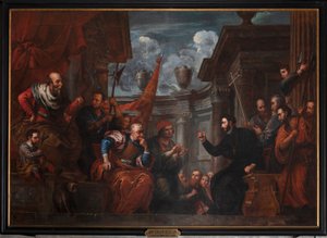 Saint Francis Xavier in Dispute with the Emperor of Japan by Jan Erasmus Quellinus