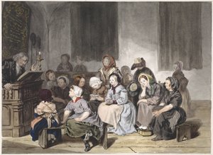 Church Service with Girls