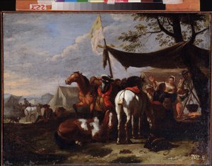 A Cavalry Camp