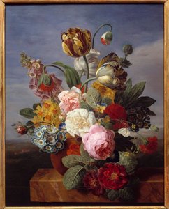 Flowers in a Vase by Jan Frans van Dael
