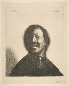 Laughing Man in a Gorget by Jan Georg van Vliet