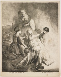 Lot and His Daughters, 1631 by Jan Georg van Vliet