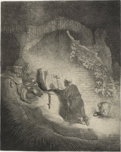 Saint Jerome by Jan Georg van Vliet
