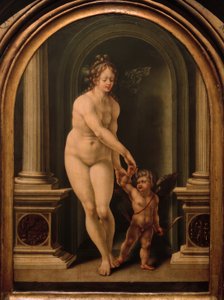 Venus and Cupid by Jan Gossaert
