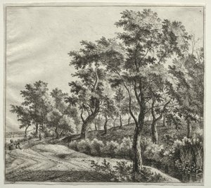 The Narrow Stream by Jan Hackaert